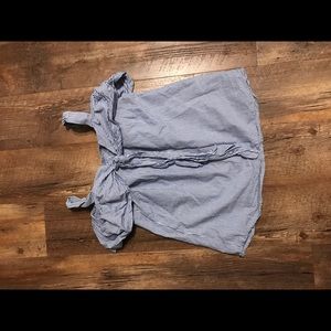 Cold shoulder blouse